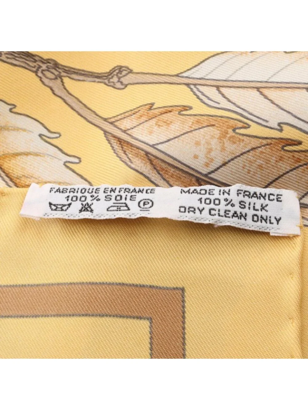 Hermes Scarf Carre 90 Casse Noisette Silk